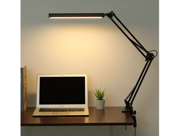 LAMPARA DE ESCRITORIO ARTICULADA LED USB LUZ CALIDA Y FRIA - 1