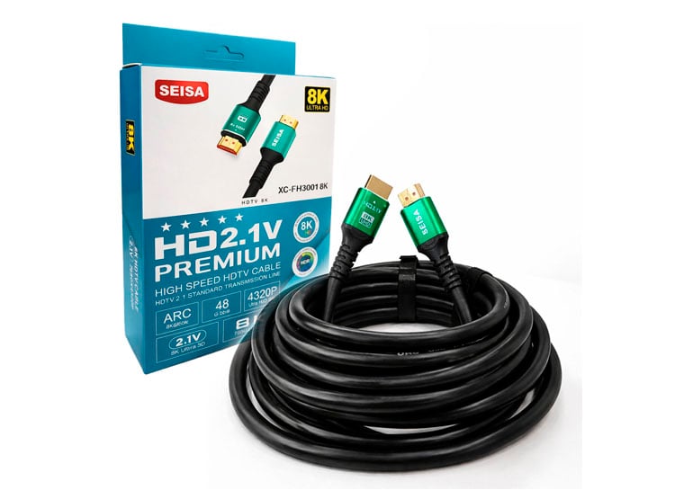 CABLE HDMI 2.1 ULTRA 8K HD HDR ALTA VELOCIDAD DE 5 METROS - 1