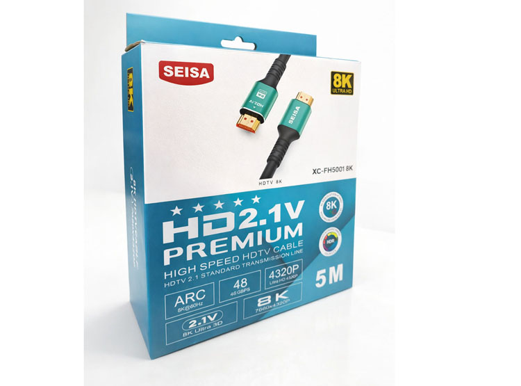 CABLE HDMI 2.1 ULTRA 8K HD HDR ALTA VELOCIDAD DE 5 METROS - 3