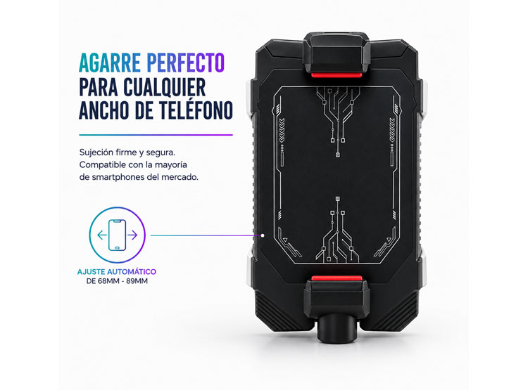 COOLER VENTILADOR PARA TELÉFONO INALÁMBRICO RECARGABLE ENFRIAMIENTO RÁPIDO - 3