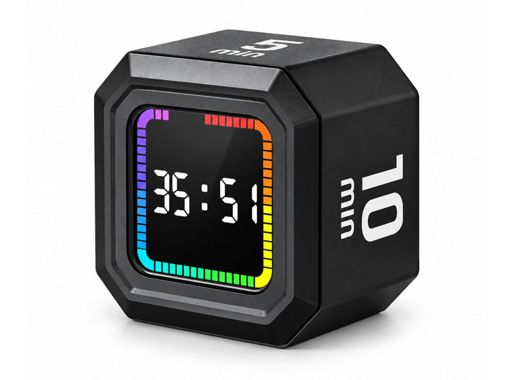 POMODORO DIGITAL INTELIGENTE CON PANTALLA LED PARA PRODUCTIVIDAD Y ENFOQUE CON SENSOR - 1