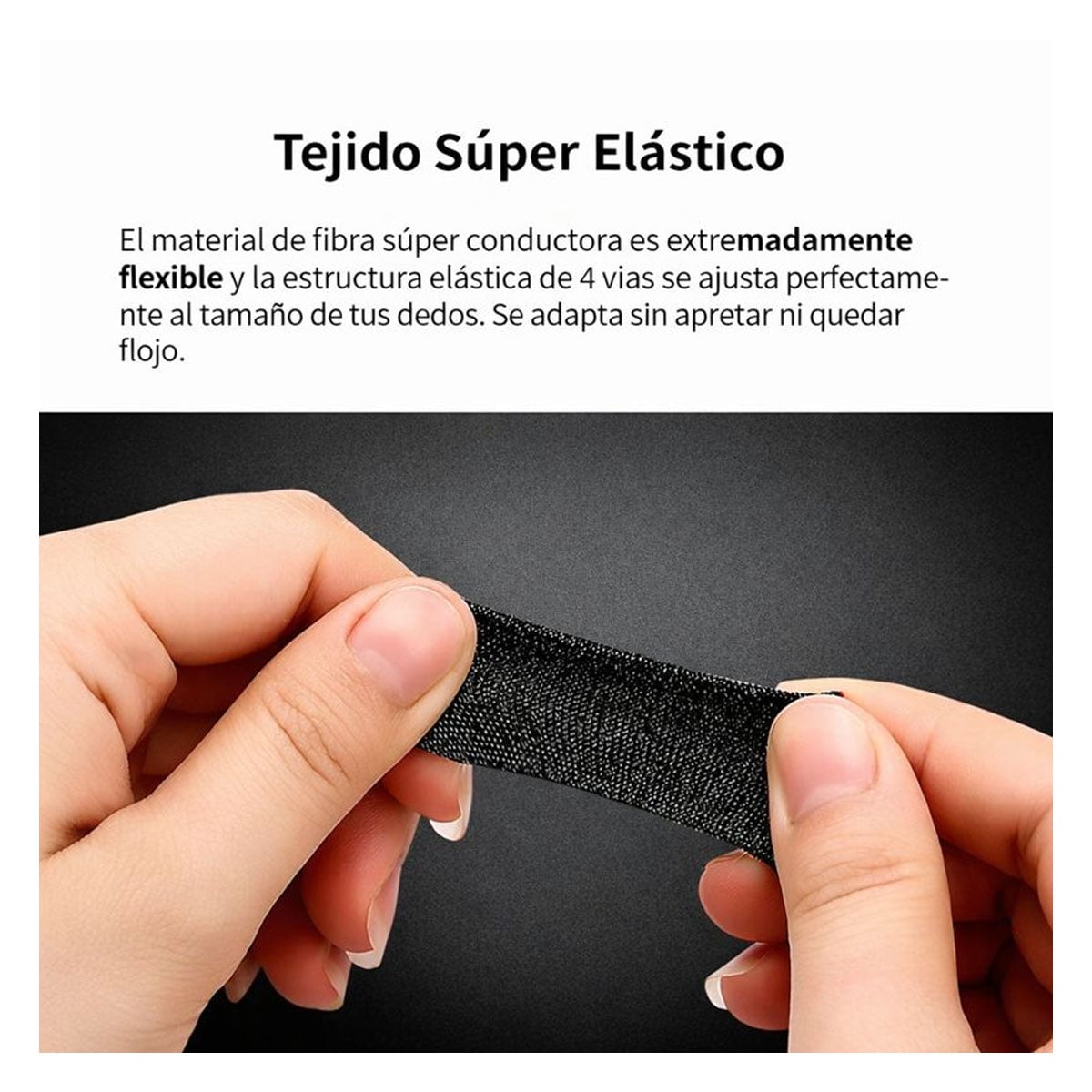 DEDALES GAMER PREMIUM MEMO FIBRA ANTISUDOR OFERTA X 10 DEDOS - 3