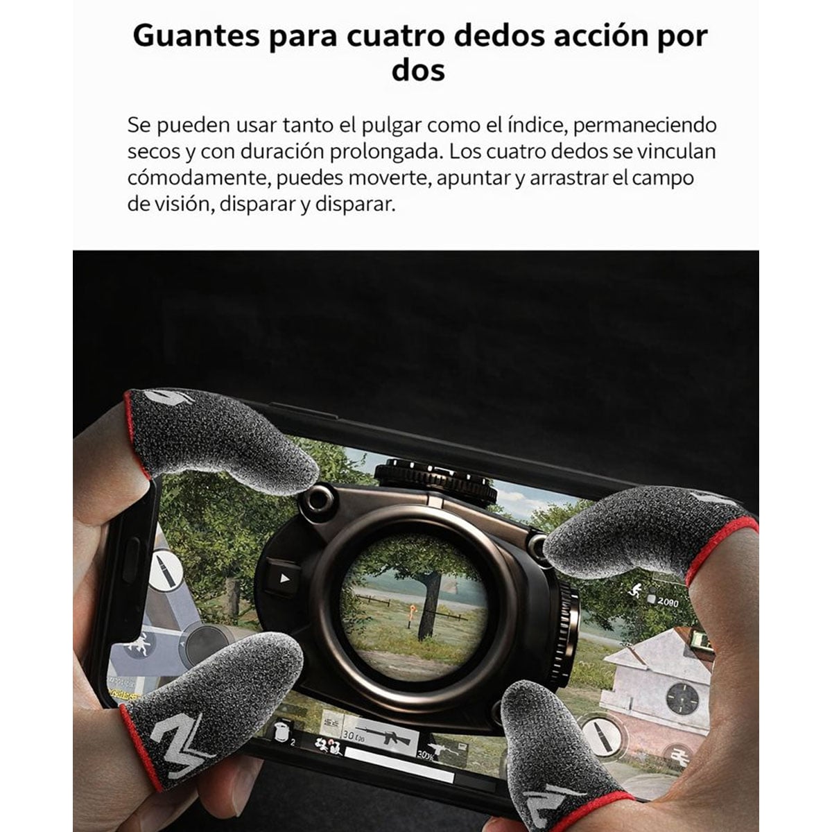 DEDALES GAMER PREMIUM MEMO FIBRA ANTISUDOR OFERTA X 10 DEDOS - 4