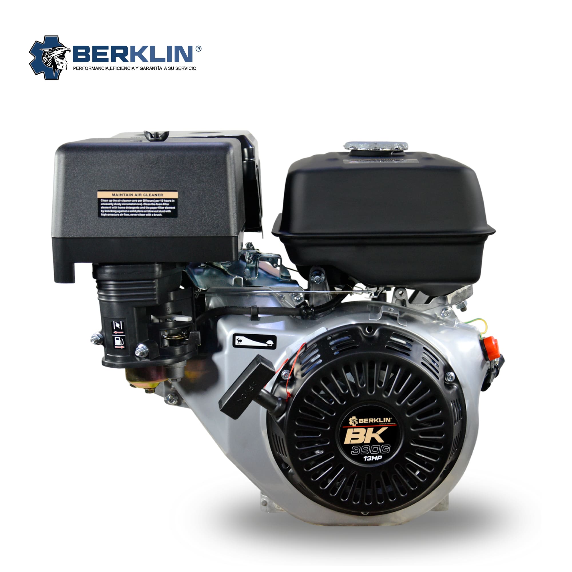 MOTOR BERKLIN BK390 GASOLINERO 13 HP - 6