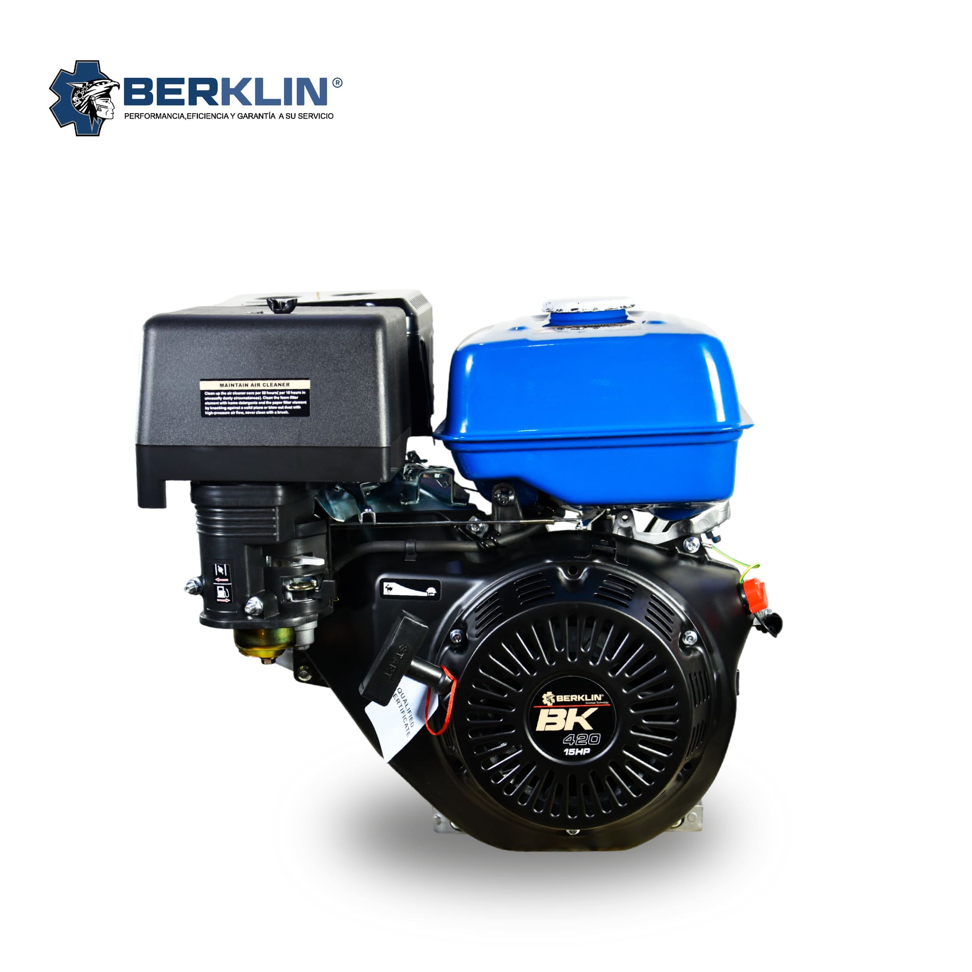 MOTOR BERKLIN BK420 GASOLINERO 15 HP - 1