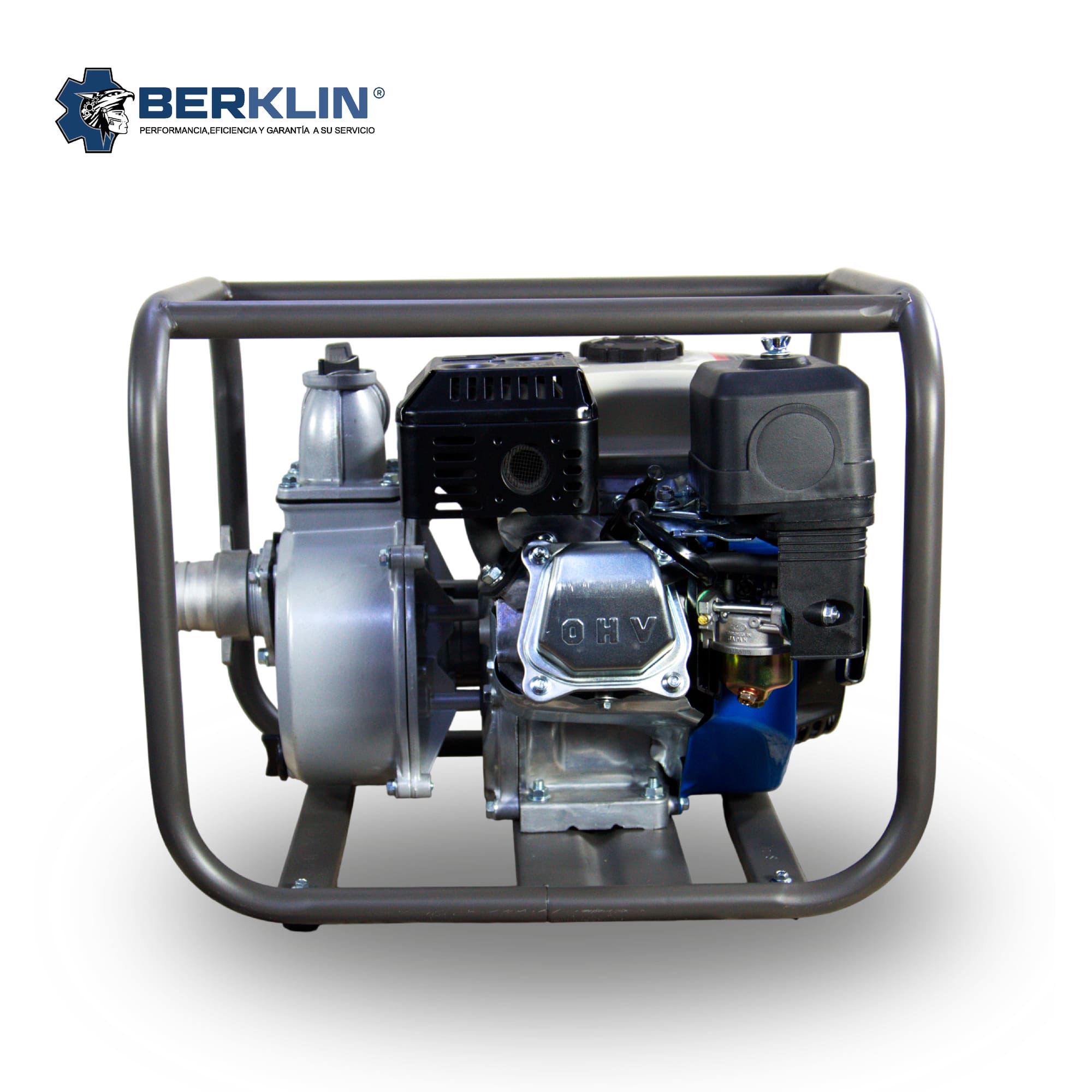 MOTOBOMBA BERKLIN BKL-20CXY GASOLINA 2 PULGADAS SUCCION SALIDA 6.5 HP - 5