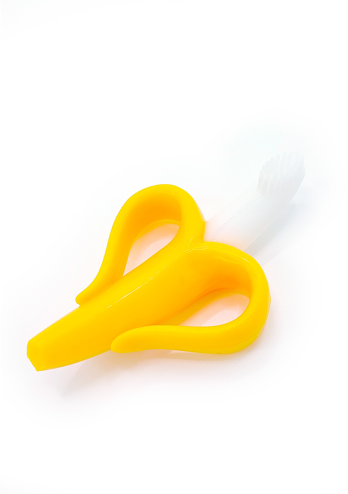 MORDEDOR BANANA DE SILICONA PARA BEBÉS CON ESTUCHE - 3