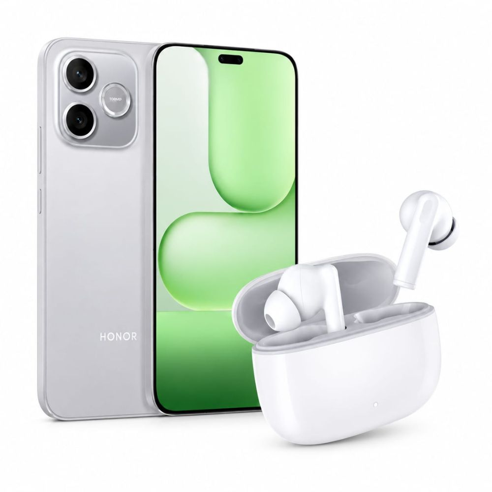 HONOR 600E 5G 256GB 8GB GRIS CON EARBUDS X7 LITE - 4