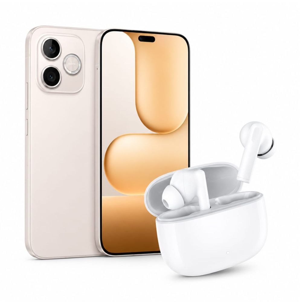 HONOR 600E 5G 256GB 8GB DORADO DESIERTO CON EARBUDS X7 LITE - 5