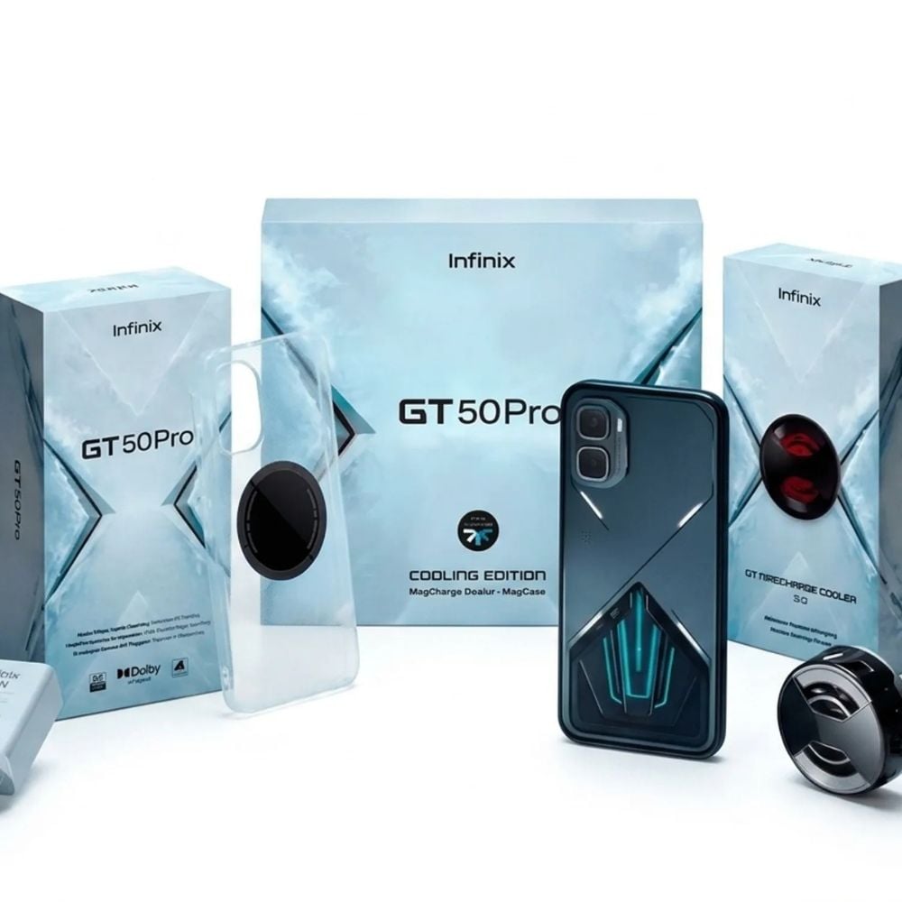 INFINIX GT 50 PRO 5G 256GB 12+12GB KIT GAMER BLACK - 1