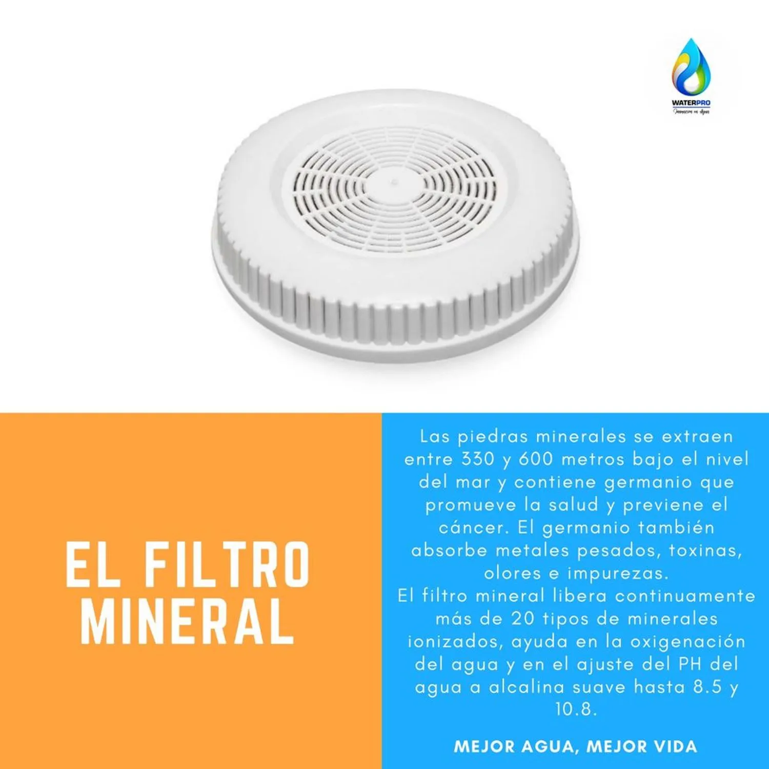 KIT REPUESTO PARA PURIFICADOR DE AGUA 22L WATERPRO - 2