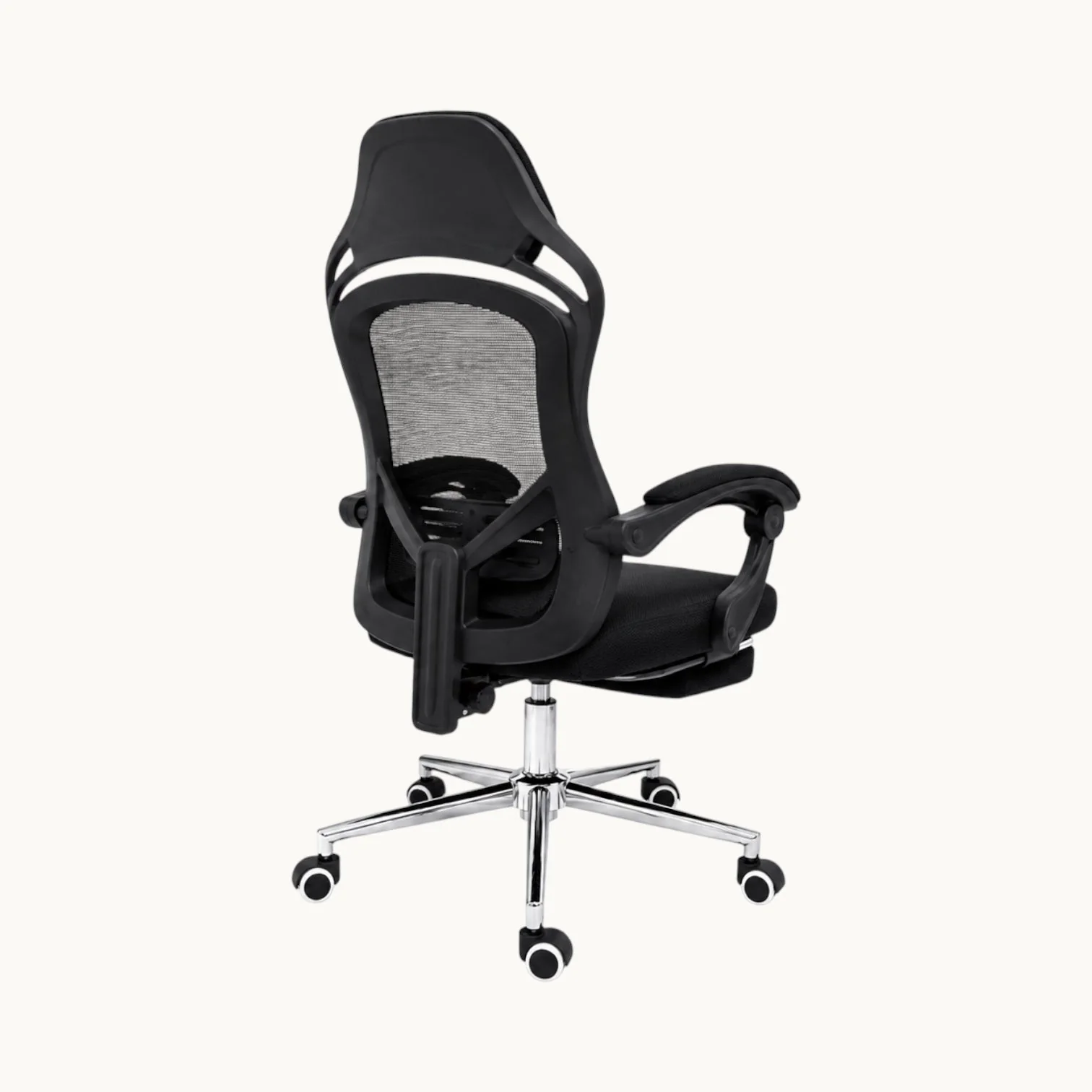 SILLA DE OFICINA RECLINABLE CON REPOSAPIES ERGO - 3
