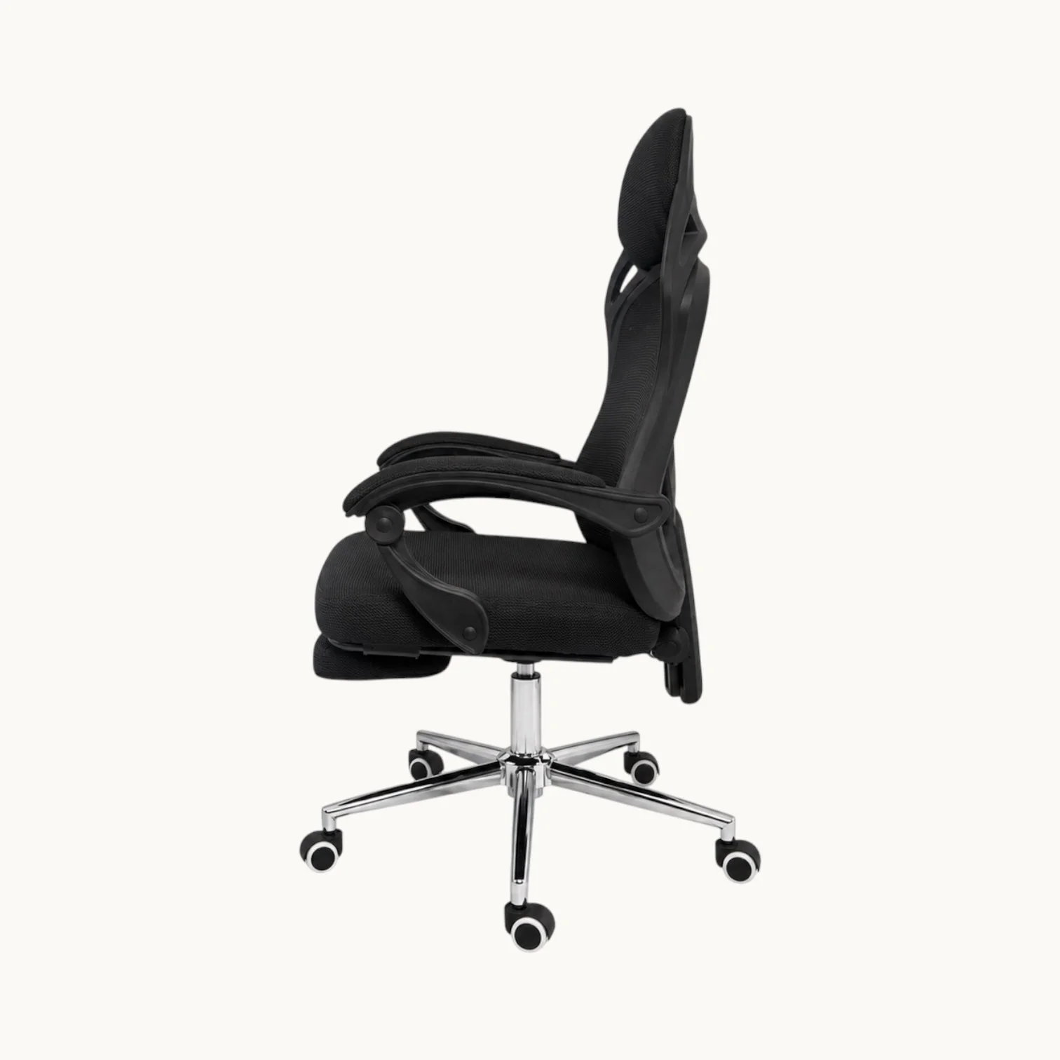 SILLA DE OFICINA RECLINABLE CON REPOSAPIES ERGO - 4