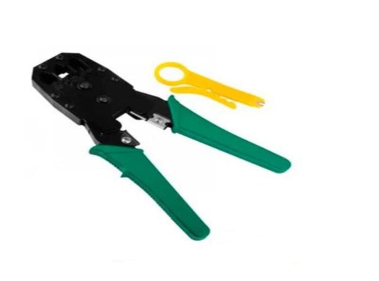 3 EN 1 CRIMPEADOR PONCHADORA RJ45 CABLE DE RED + PELA CABLE 4P 8P 6P - 1