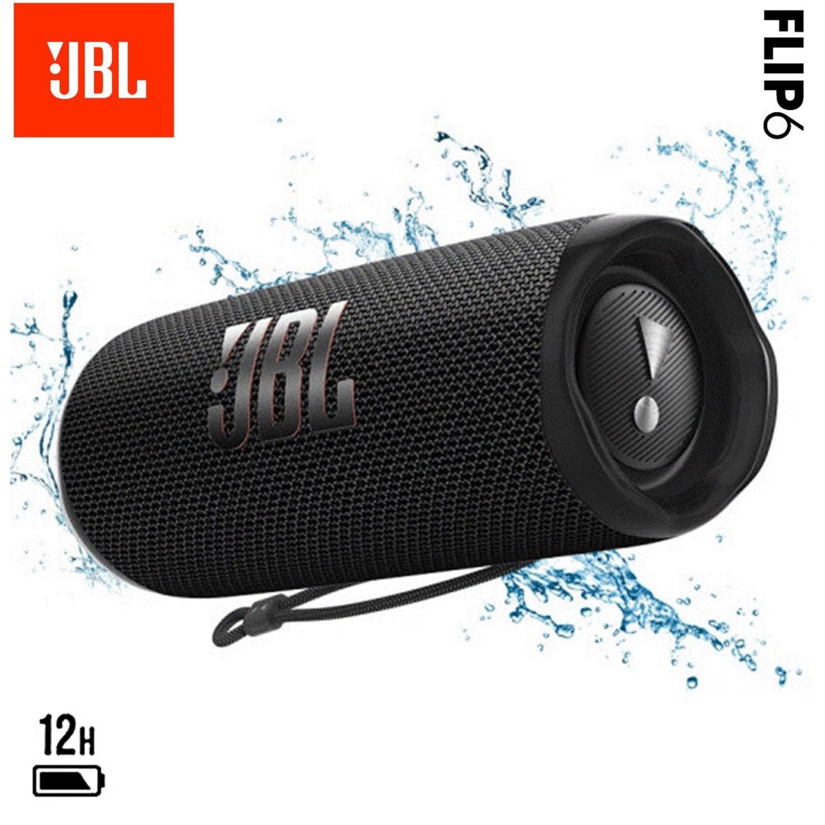 PARLANTE BLUETOOTH JBL FLIP 6 30W EXTRA BASS IP67 NEGRO - 1