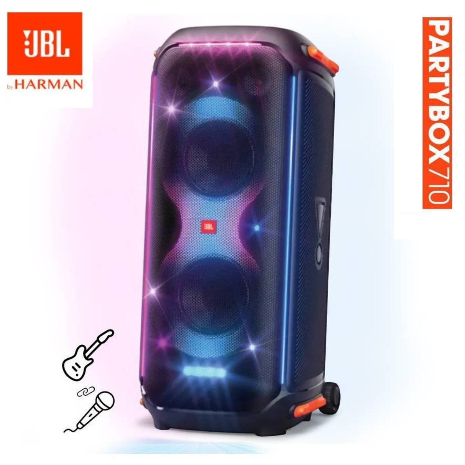 PARLANTE BLUETOOTH JBL PARTYBOX 710 800W PORTATIL IPX4 NEGRO - 1