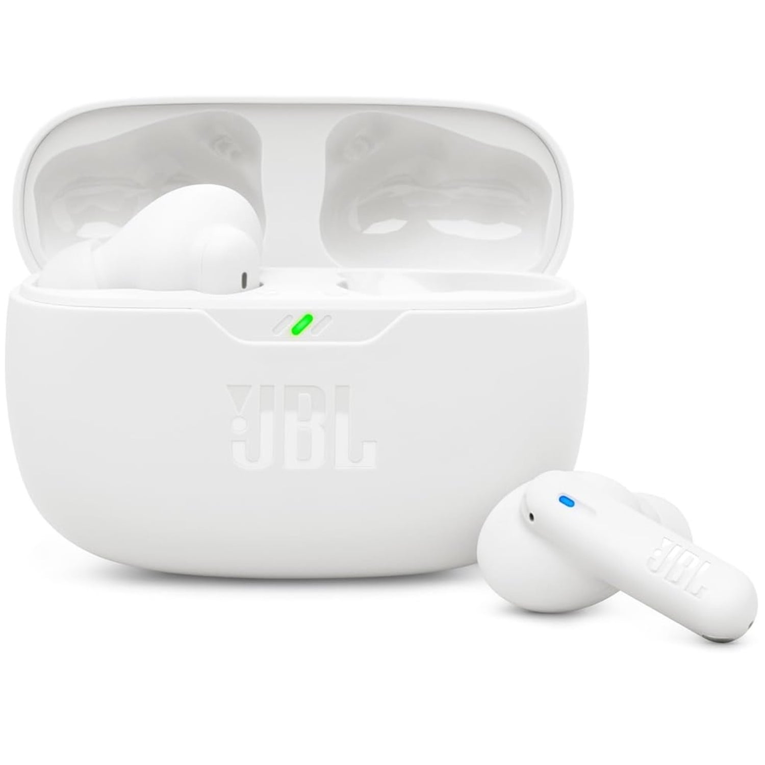 AUDÍFONOS BLUETOOTH JBL WAVE BEAM 2 TWS PURE BASS BLANCO - 1