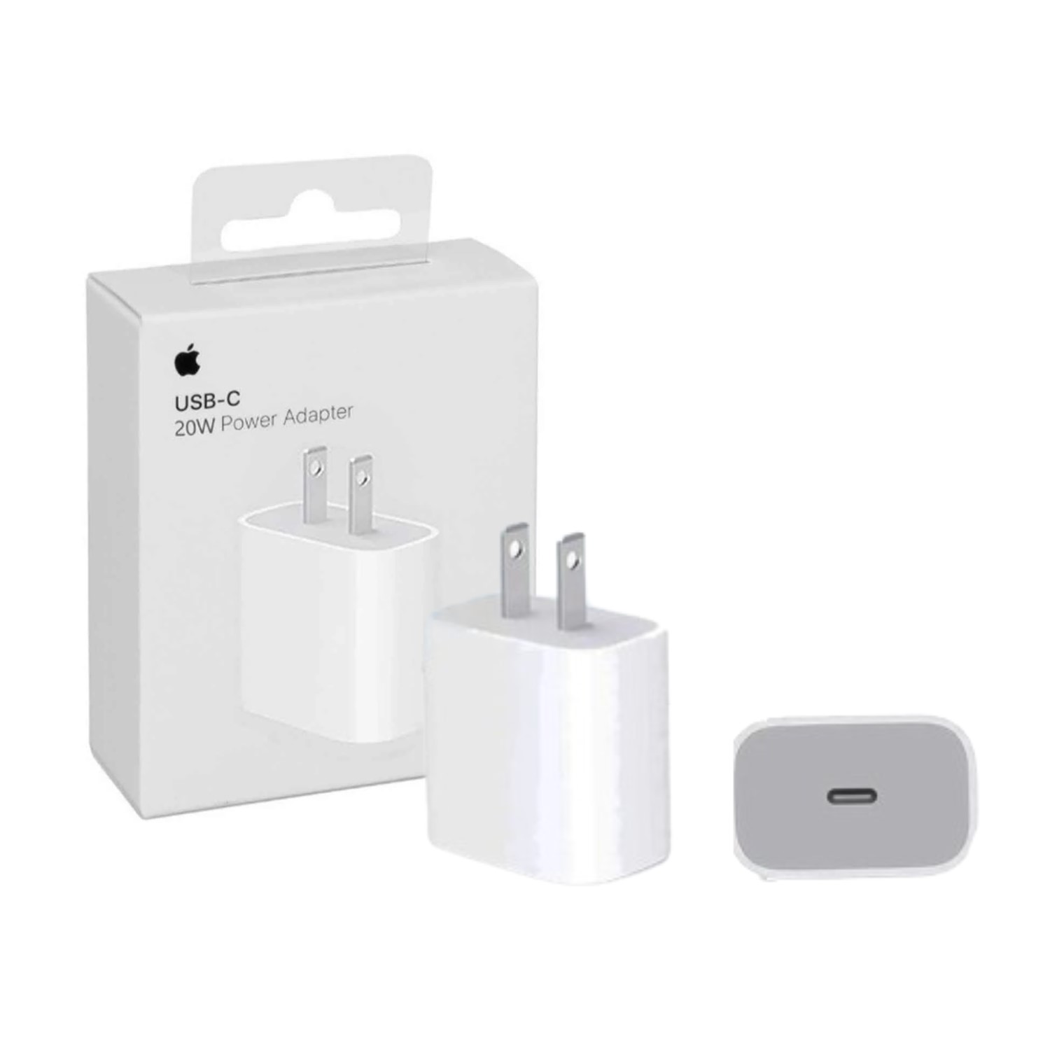 CARGADOR APPLE USB-C 20W CARGA RÁPIDA BLANCO - 1