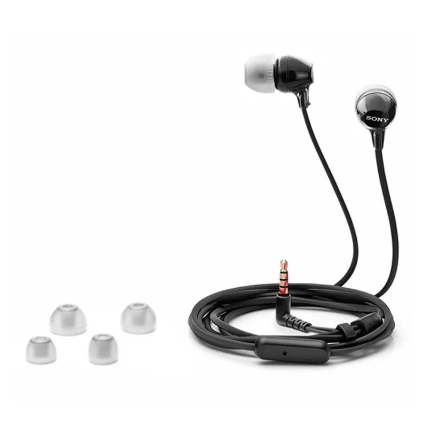 AUDÍFONOS IN EAR SONY MDR-EX15AP MICRÓFONO CONECTOR 3.5 MM NEGRO - 4