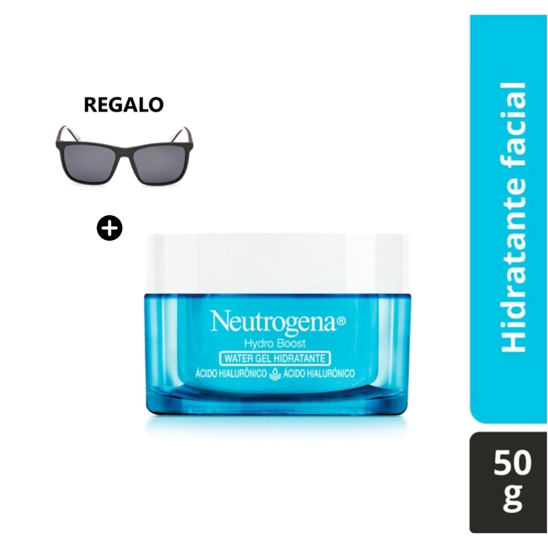 CREMA HIDRATANTE FACIAL GEL NEUTROGENA CON ÁCIDO HIALURÓNICO 50G + LENTES - 1