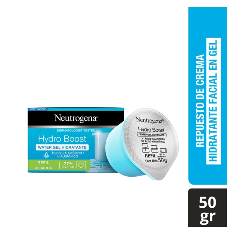 CREMA FACIAL REFILL HIDRATANTE NEUTROGENA 50GR CON ÁCIDO HIALURÓNICO - 1