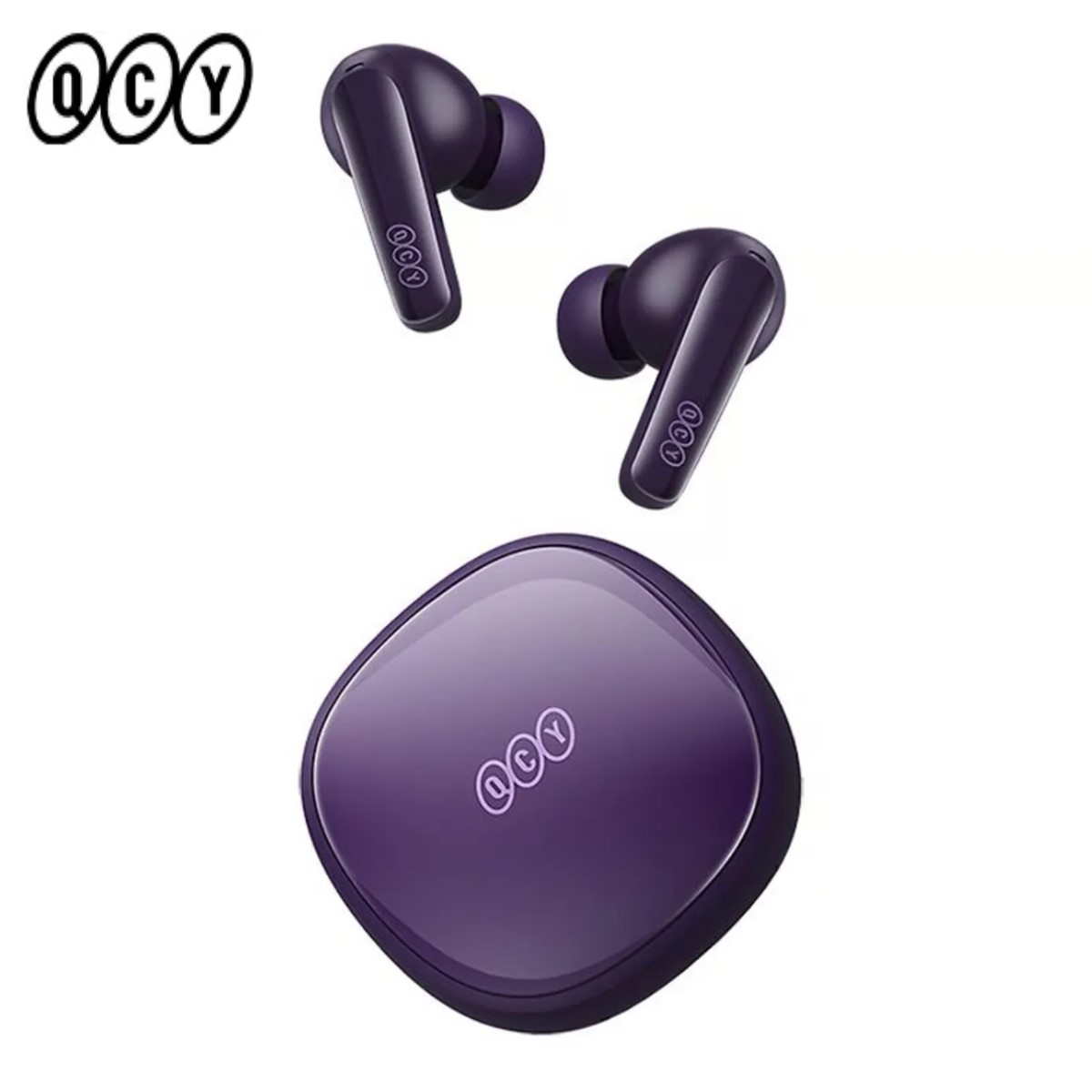 AUDÍFONOS QCY T13X BLUETOOTH 5.3 IPX5 TWS ENC - MORADO - 1