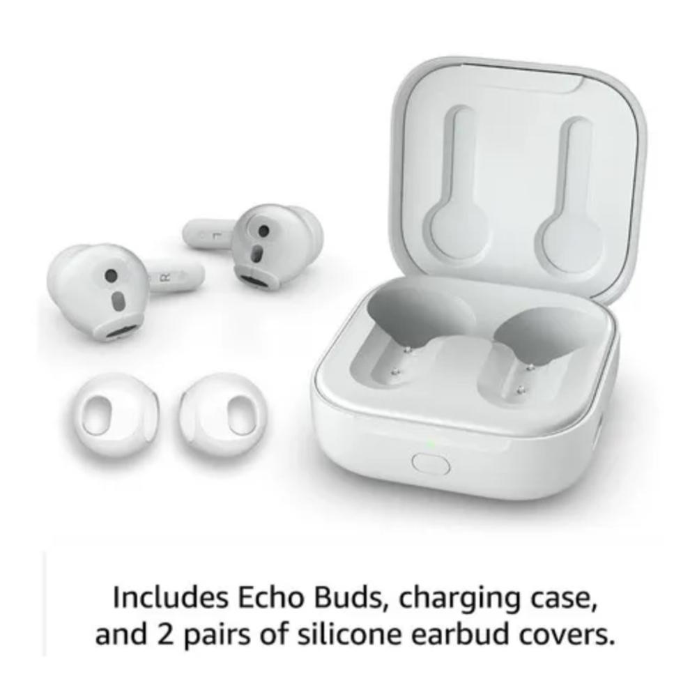 AUDÍFONOS INALAMBRICOS IN EAR AMAZON ECHO BUDS 20HRS - BLANCO - 4