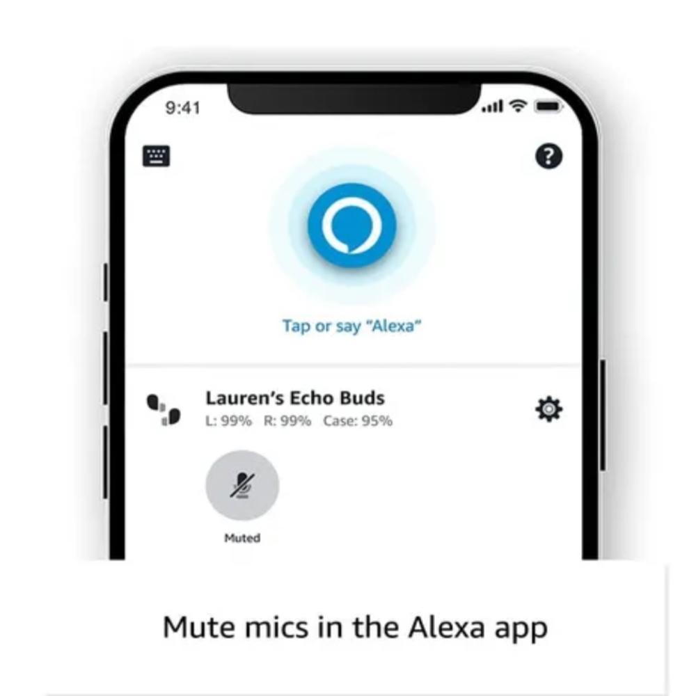AUDÍFONOS INALAMBRICOS IN EAR AMAZON ECHO BUDS 20HRS - BLANCO - 5