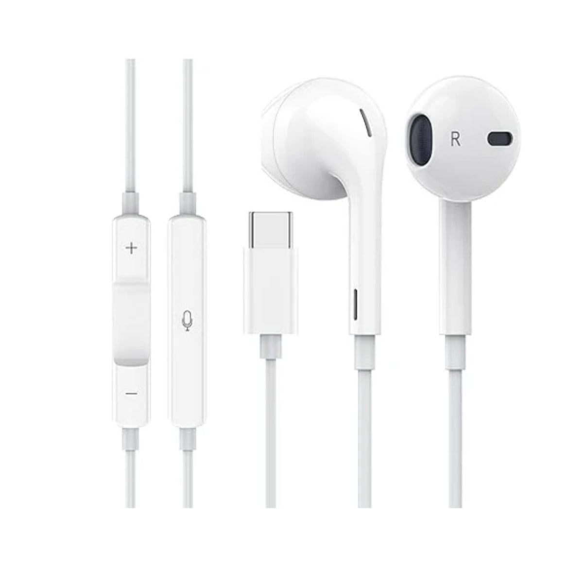 AUDÍFONO EARPODS APPLE CON CONECTOR TIPO C BLANCO - 2