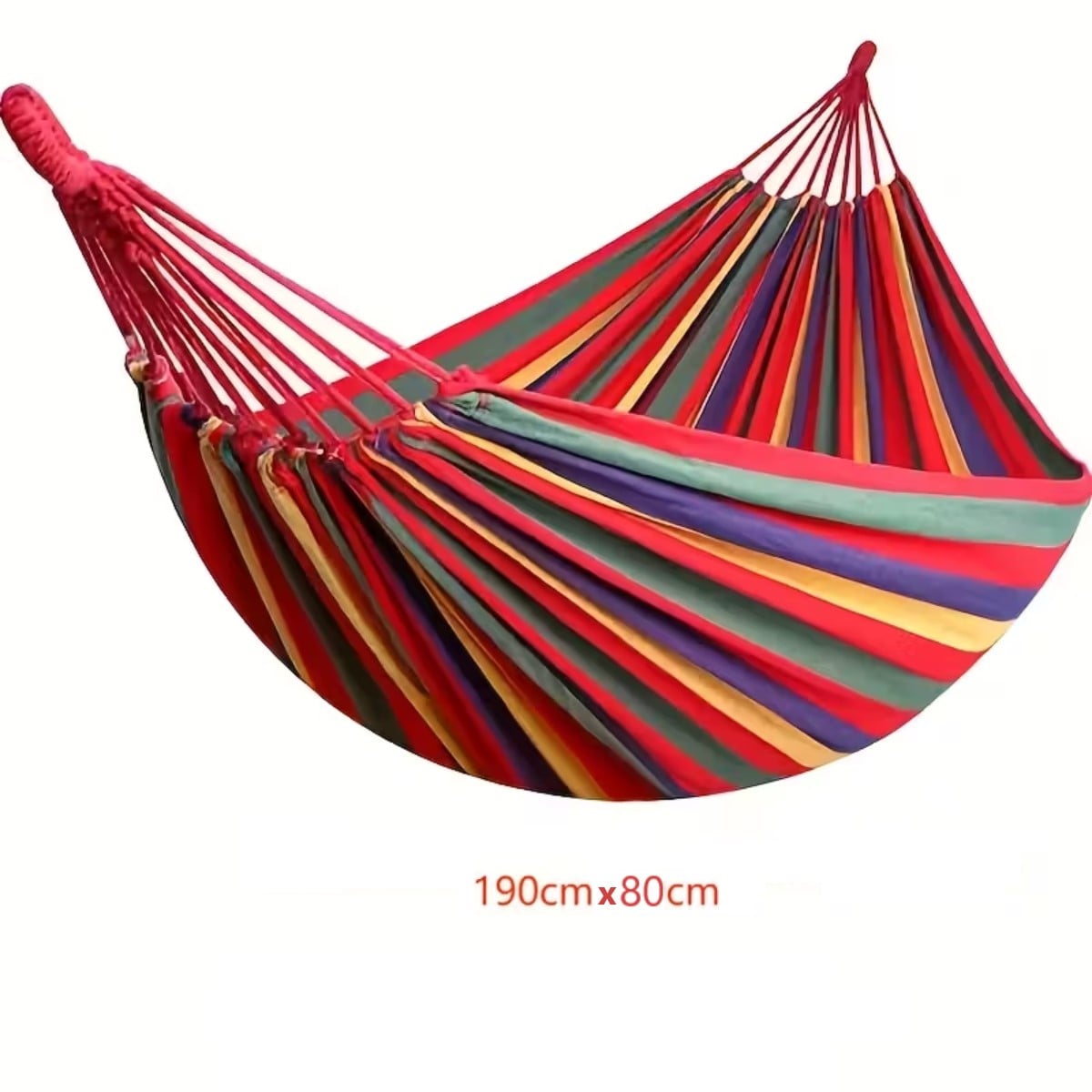 HAMACA COLGANTE PORTÁTIL CON FUNDA MULTICOLOR - 4