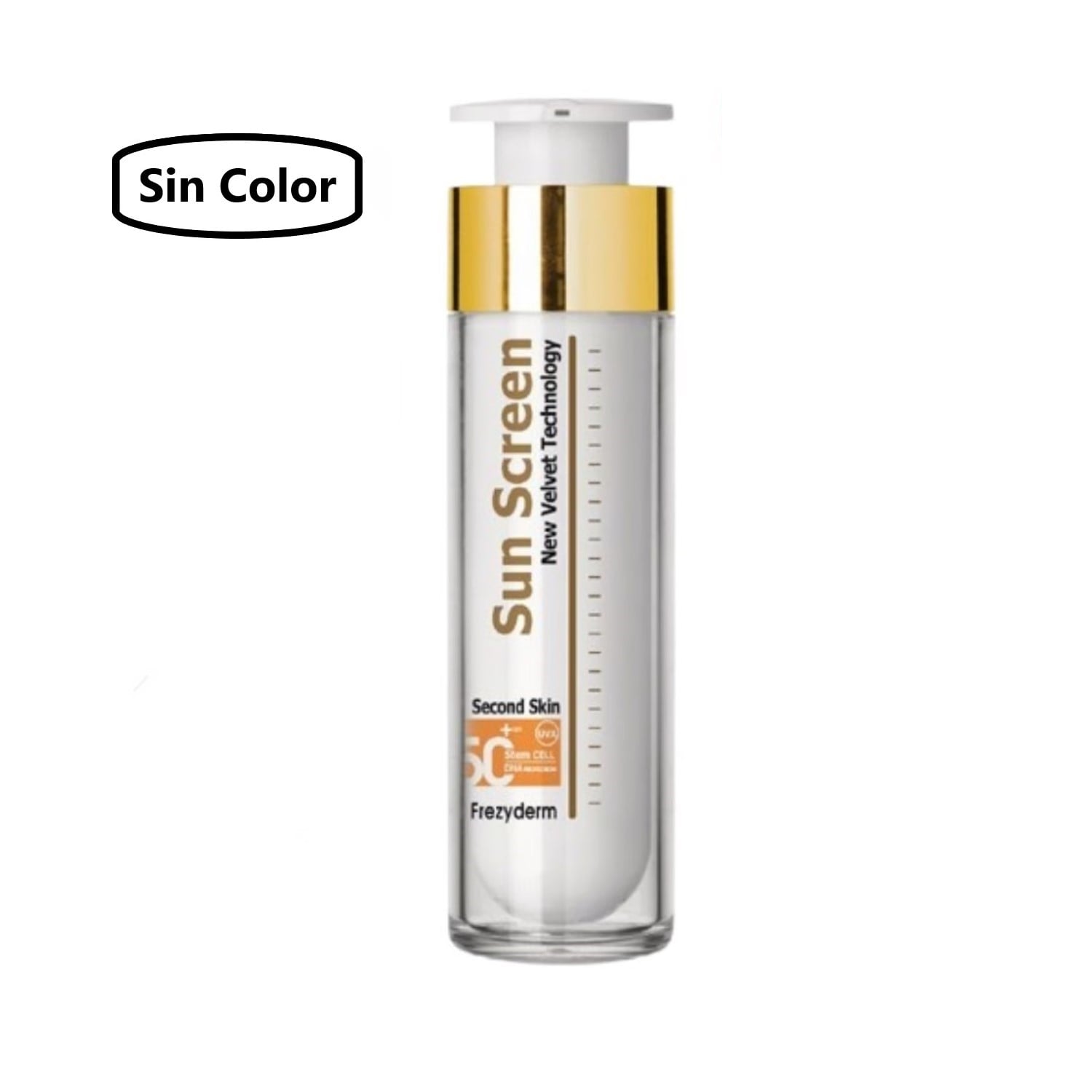 PACK X2 FREZYDERM FOTOPROTECTOR SUN SCREEN 50ML  SIN COLOR + RODILLO FACIAL HIELO PARA ROSTRO - 3