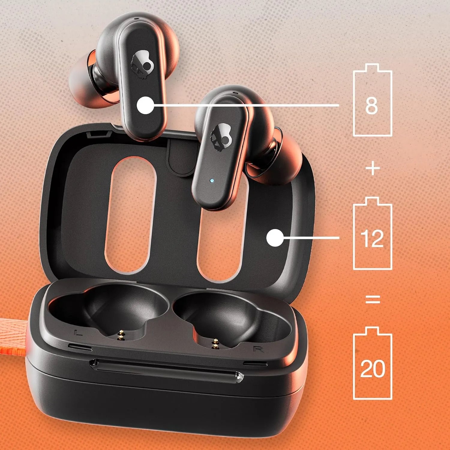 SKULLCANDY DIME 3 AUDIFONOS MINI BLUETOOTH 5.3 TRUE WIRELESS 20 HORAS - 4