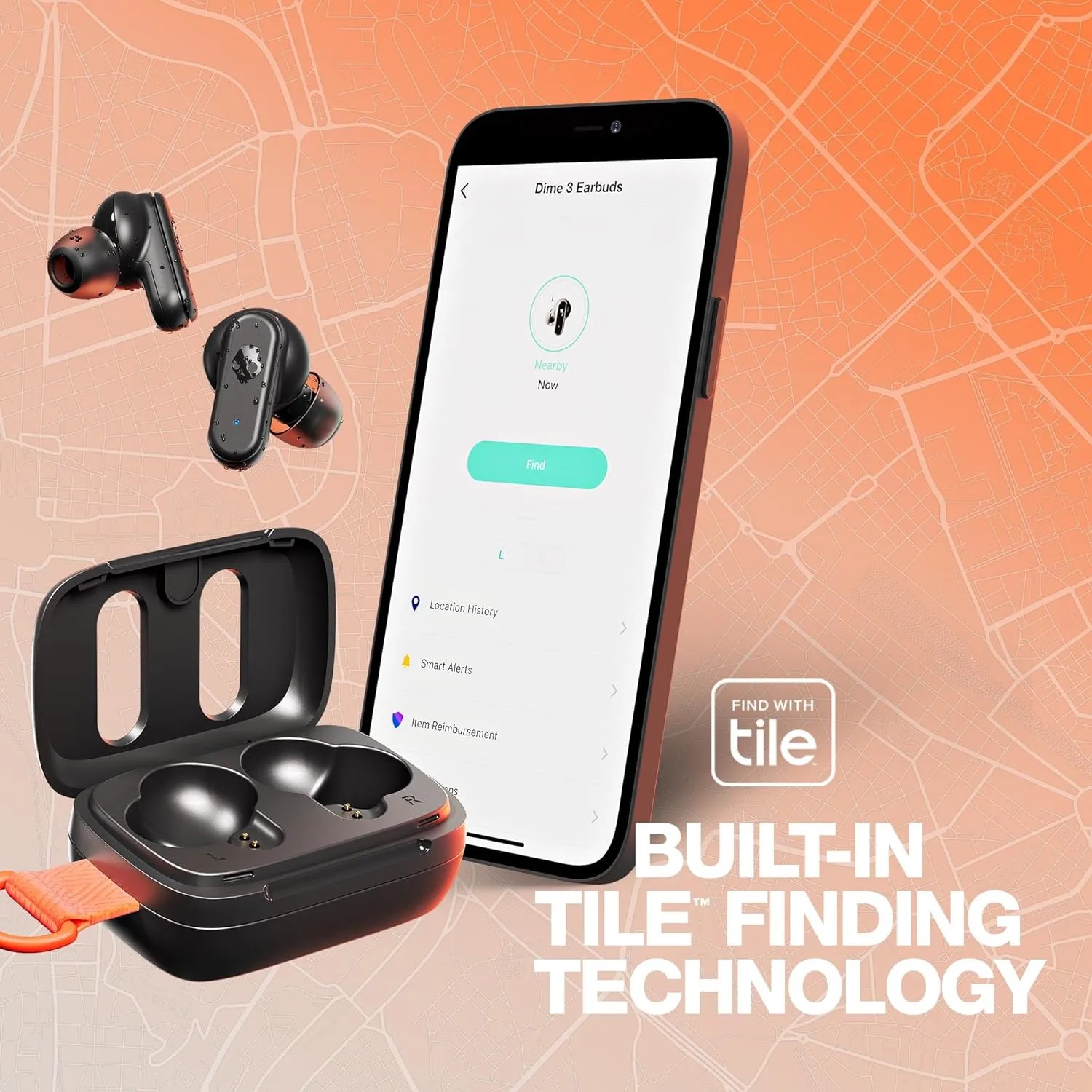 SKULLCANDY DIME 3 AUDIFONOS MINI BLUETOOTH 5.3 TRUE WIRELESS 20 HORAS - 5