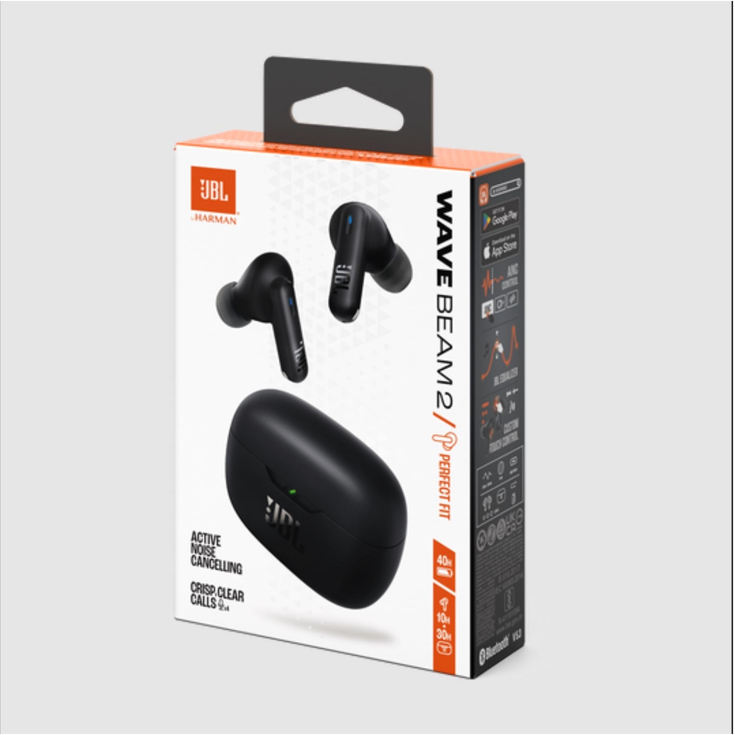 AUDIFONOS BLUETOOTH JBL WAVE BEAM 2 TWS PURE BASS NEGRO - 3
