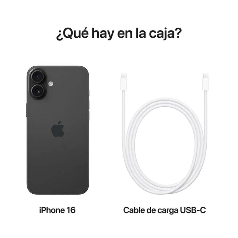 APPLE IPHONE 16 128GB NEGRO 5G - 2