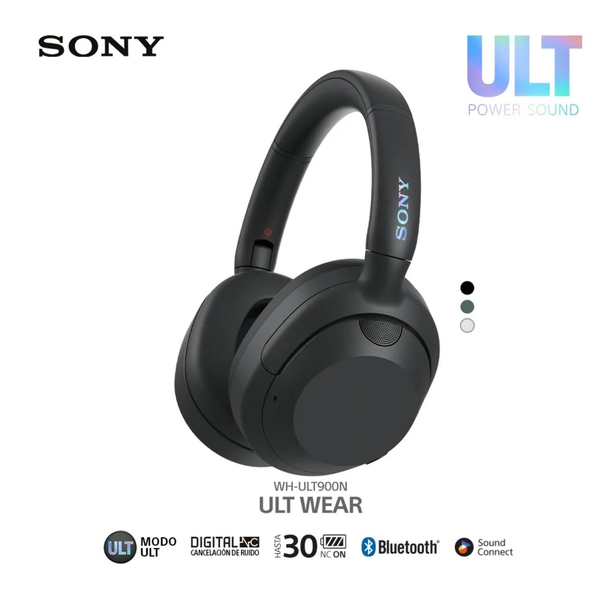 AUDÍFONOS BLUETOOTH SONY ULT WEAR CANCELACION RUIDO WH-ULT900N - 1