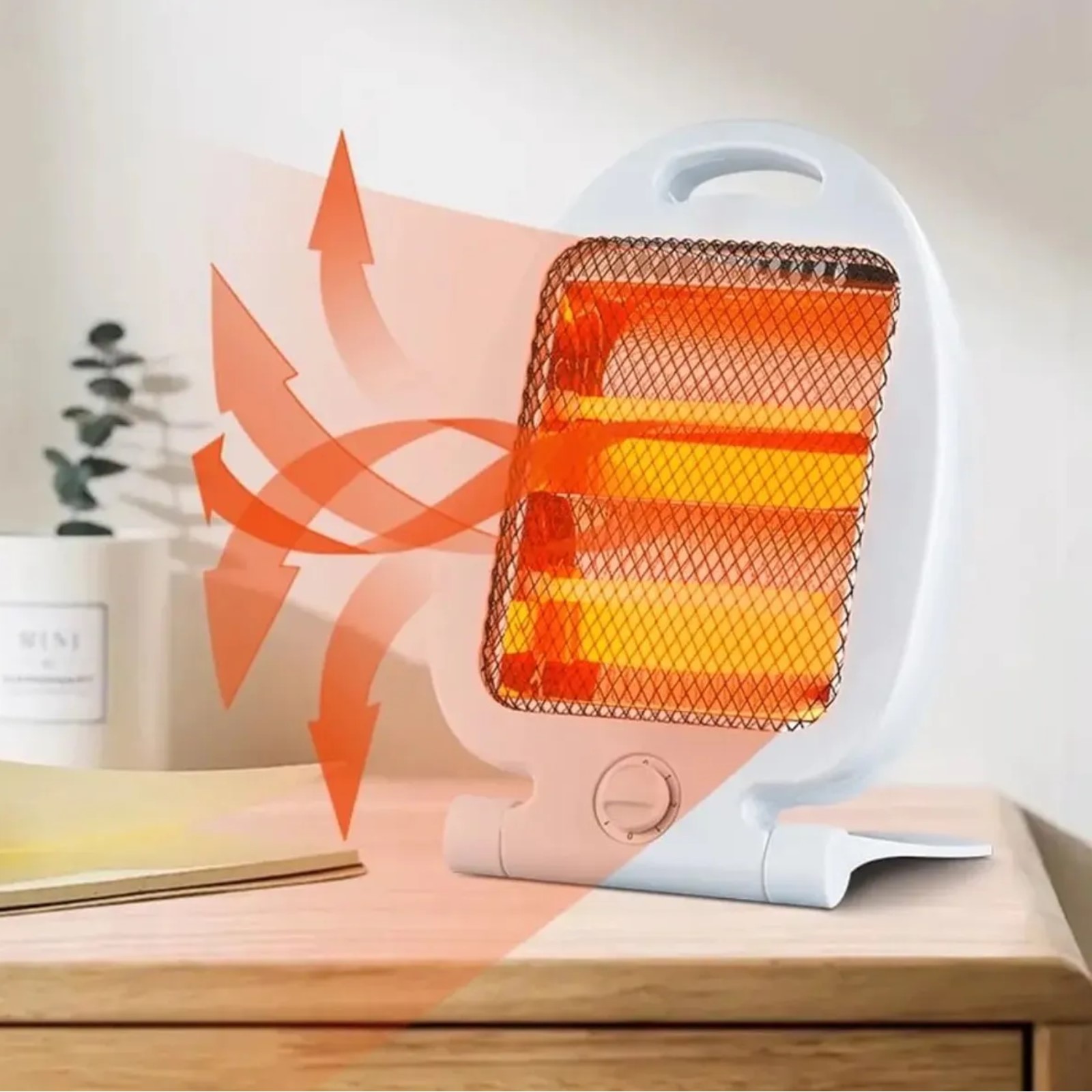 CALENTADOR CALEFACTOR PARA MESA DE CUARZO PORTÁTIL AJUSTABLE POTENCIA 800W - 3