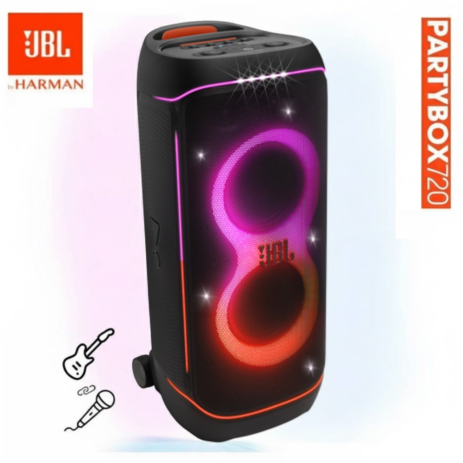 PARLANTE BLUETOOTH JBL PARTYBOX 720 800W PORTATIL IPX4 15HRS NEGRO - 1