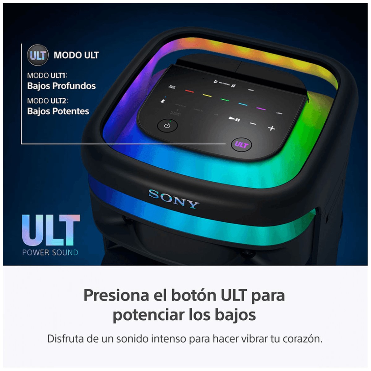 SONY PARLANTE BLUETOOTH SRS-ULT1000 PARA FIESTAS ULT TOWER 10 NEGRO - 2