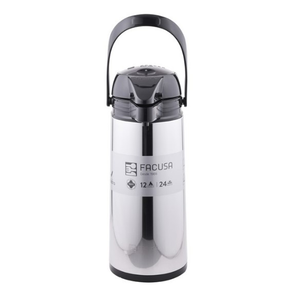 TERMO CON DISPENSADOR FACUSA 1.9 LITROS PREMIUM ACERO INOXIDABLE - 2