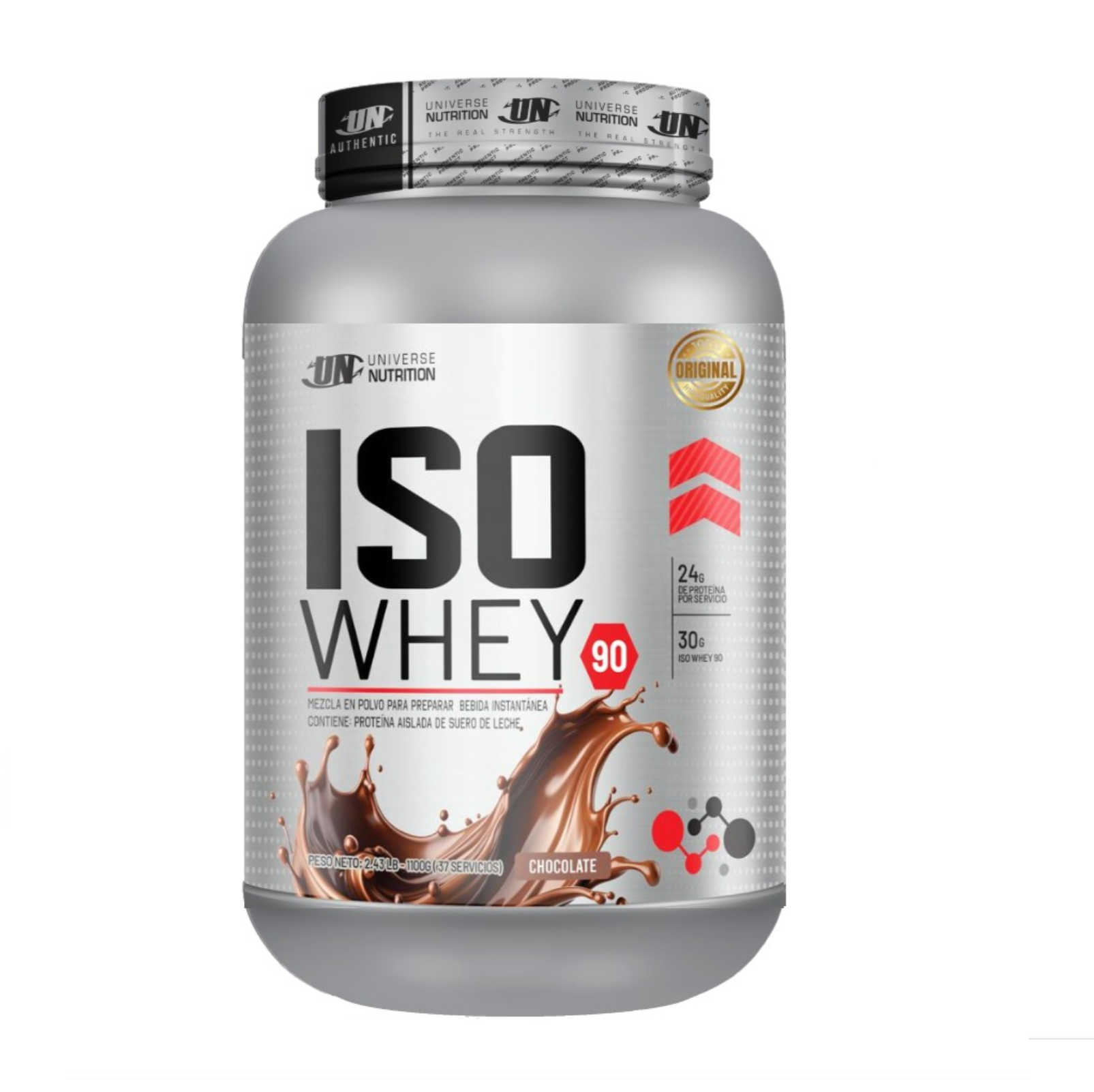 PROTEÍNA ISO WHEY 90 1. 1 KG CHOCOLATE - 1