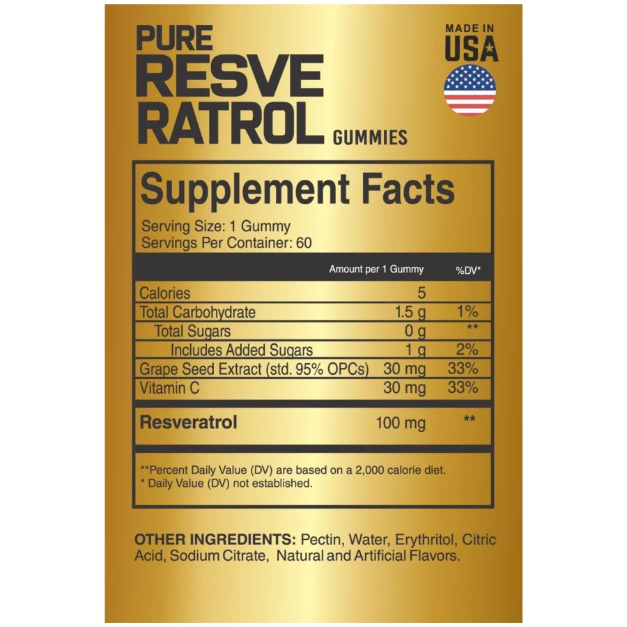 RESVERATROL GOMITAS X 60 UND CON VITAMINA C Y GRAPE SEED - 2