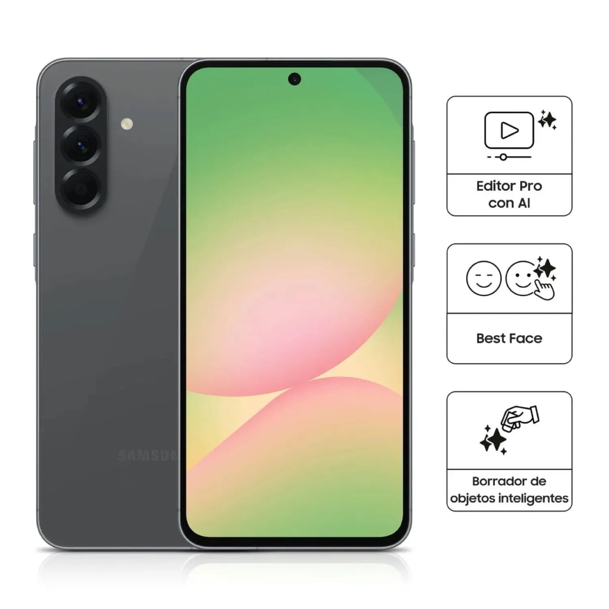 SAMSUNG GALAXY A56 5G 256GB 8GB RAM - NEGRO - 1