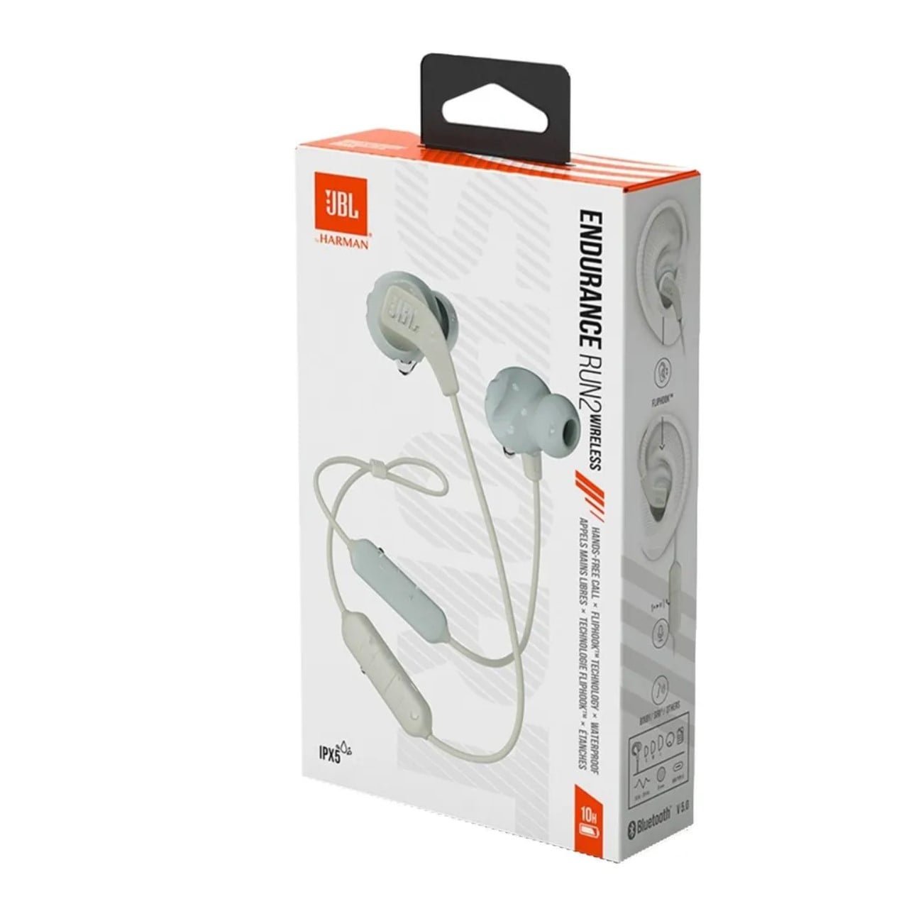 JBL ENDURANCE RUN 2 AURICULARES INALÁMBRICOS RESISTENTE AL SUDOR BLANCO - 1