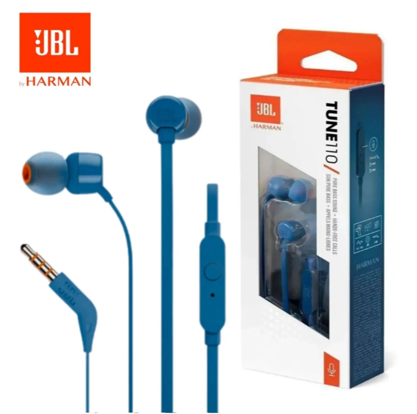 AUDÍFONO JBL TUNE 110 MICRÓFONO CONECTOR 3.5MM - 1