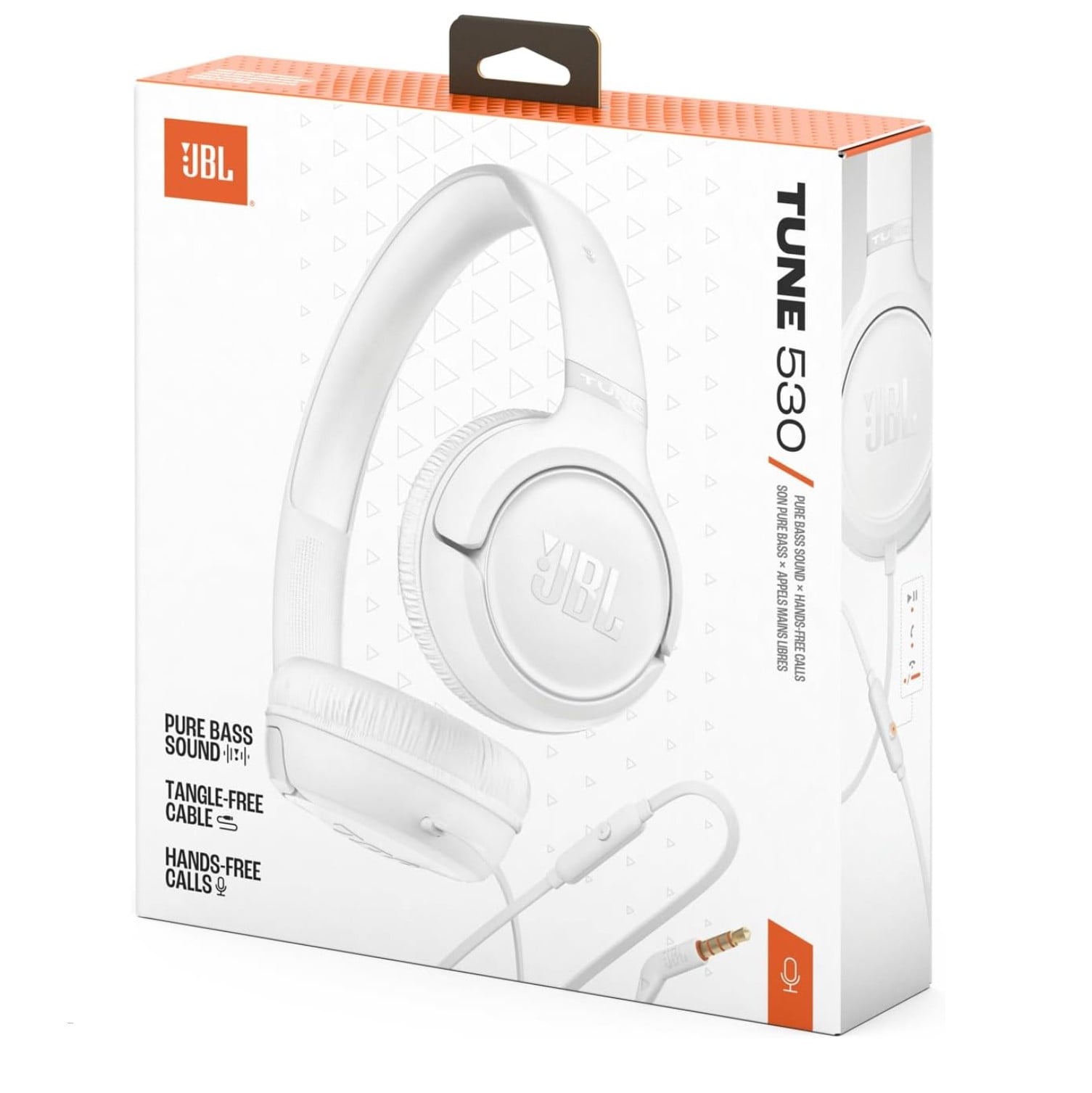 JBL TUNE 530 BT WIRELESS ON-EAR BLUETOOTH HEADPHONES  BLANCO - 1