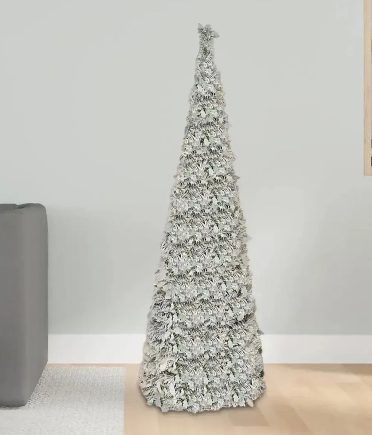 ÁRBOL DE NAVIDAD  PLEGABLE  ARMADO 1 MINUTO NEVADO 1.50 MT - 3