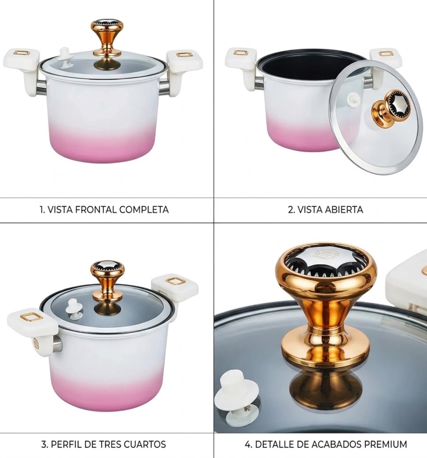 OLLA A PRESIÓN ELEGANTE 4.5LTS MULTIFUNCIONAL - 2