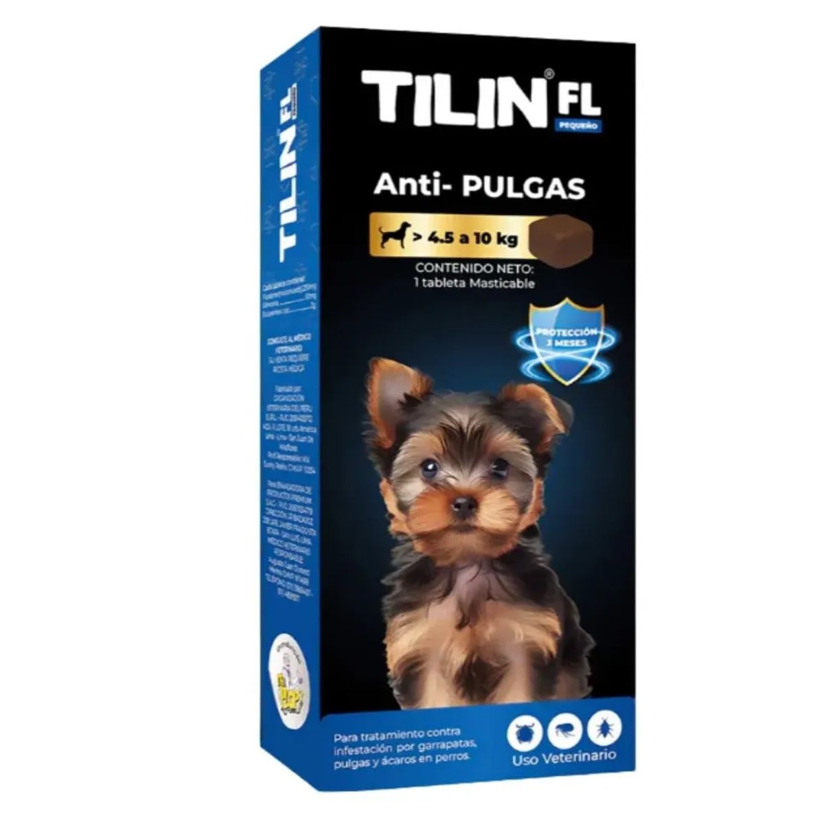 TILIN 4.5 A 10KG ANTIPULGAS CON HEPATOPROTECTOR - 1