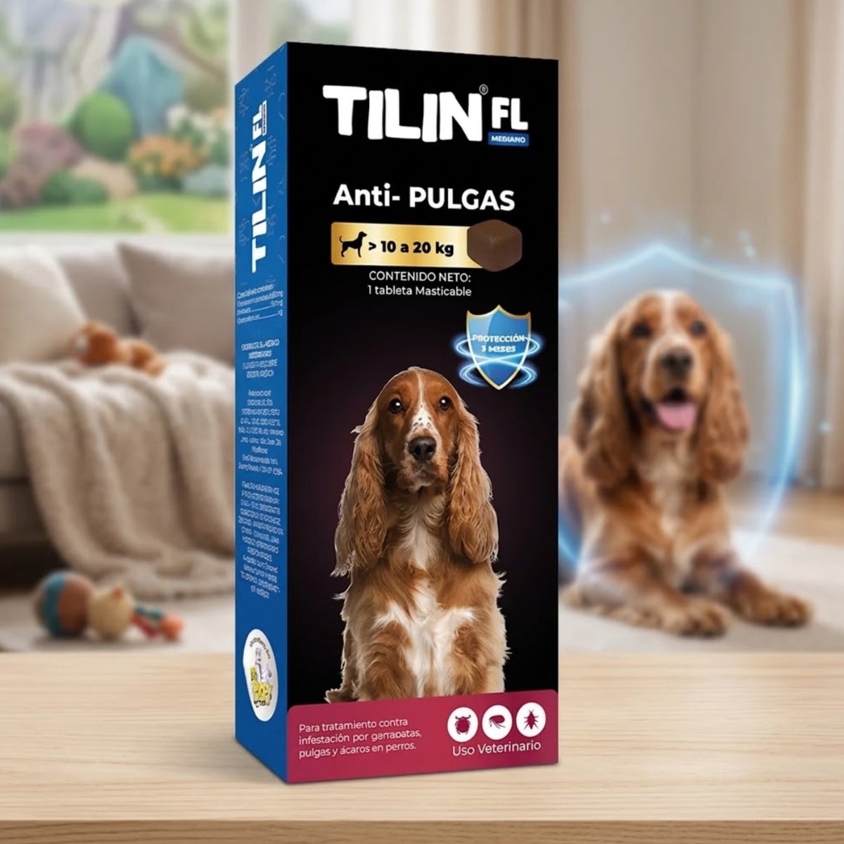 TILIN FL 10 A 20 KG ANTIPULGAS CON HEPATOPROTECTOR - 2